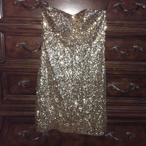 ☆ Emmolee ☆ Gold sequins Dress